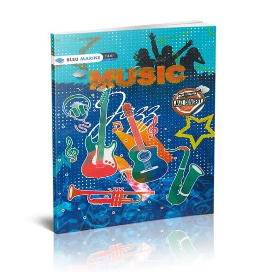 Cahier 144p A5 Bleu Marine GC