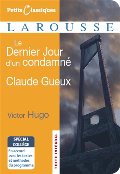 Le dernier jour dun condamne Larousse Occasion