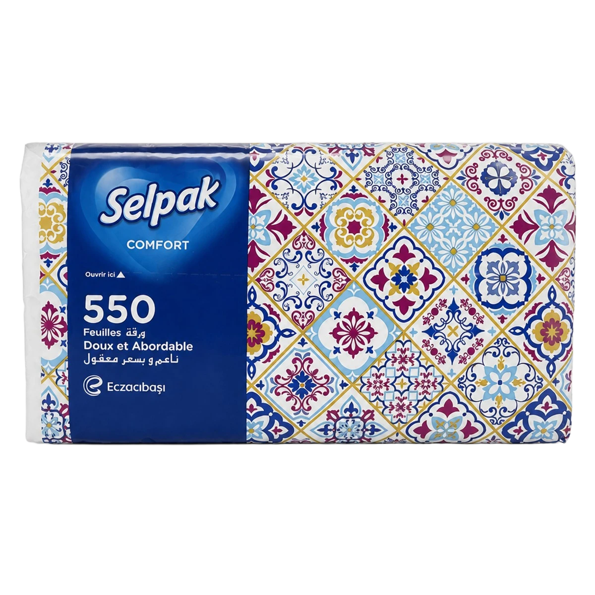Mouchoir Selpak Comfort 2 plis 550 feuilles