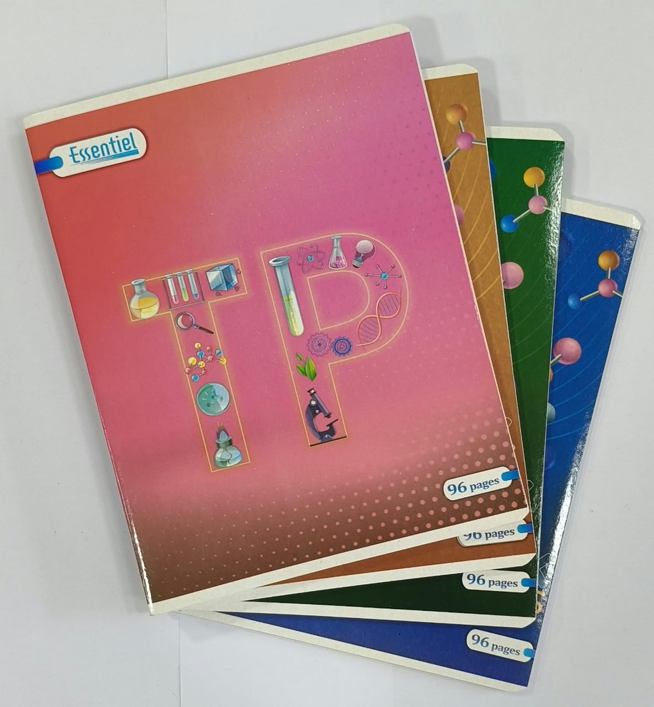 Cahier 96p TP 17x22 Essentiel