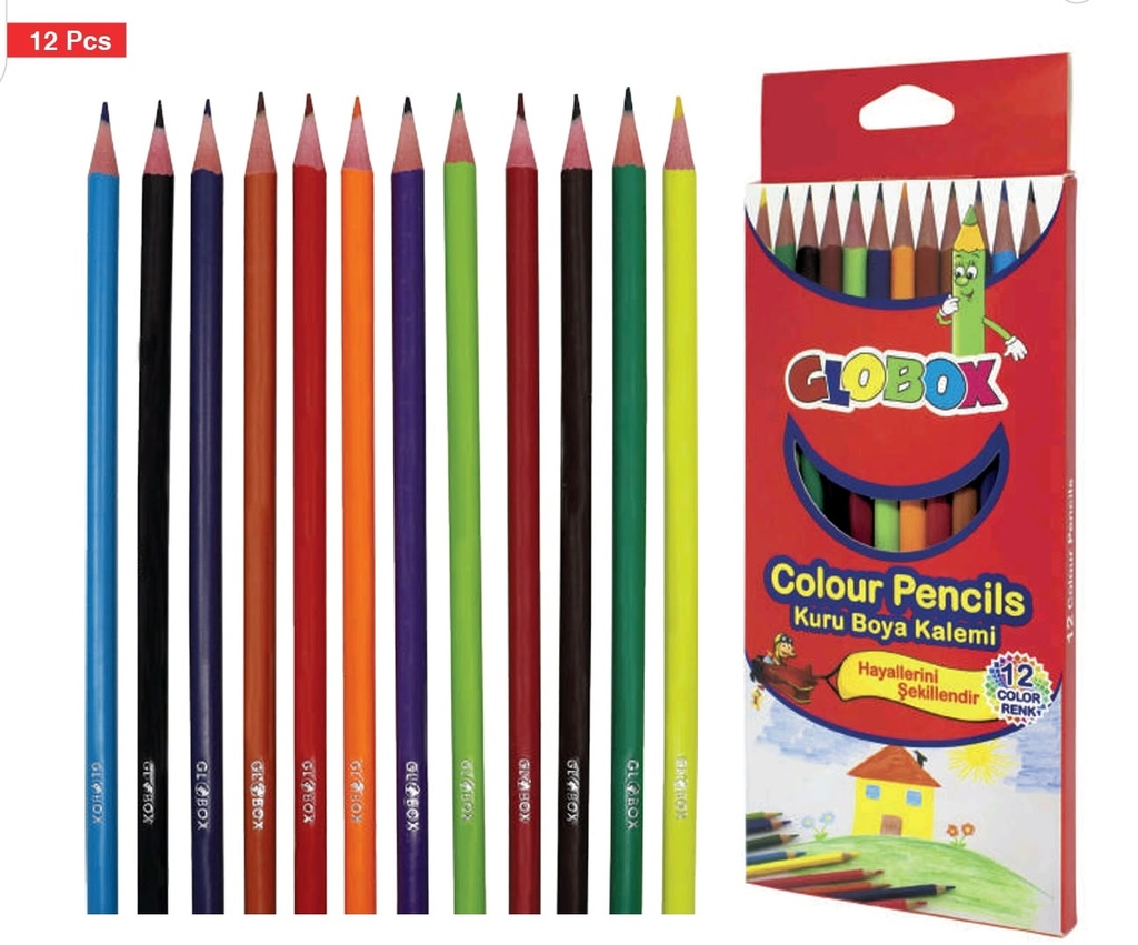 Crayons de couleur G.F Paquet de 12
