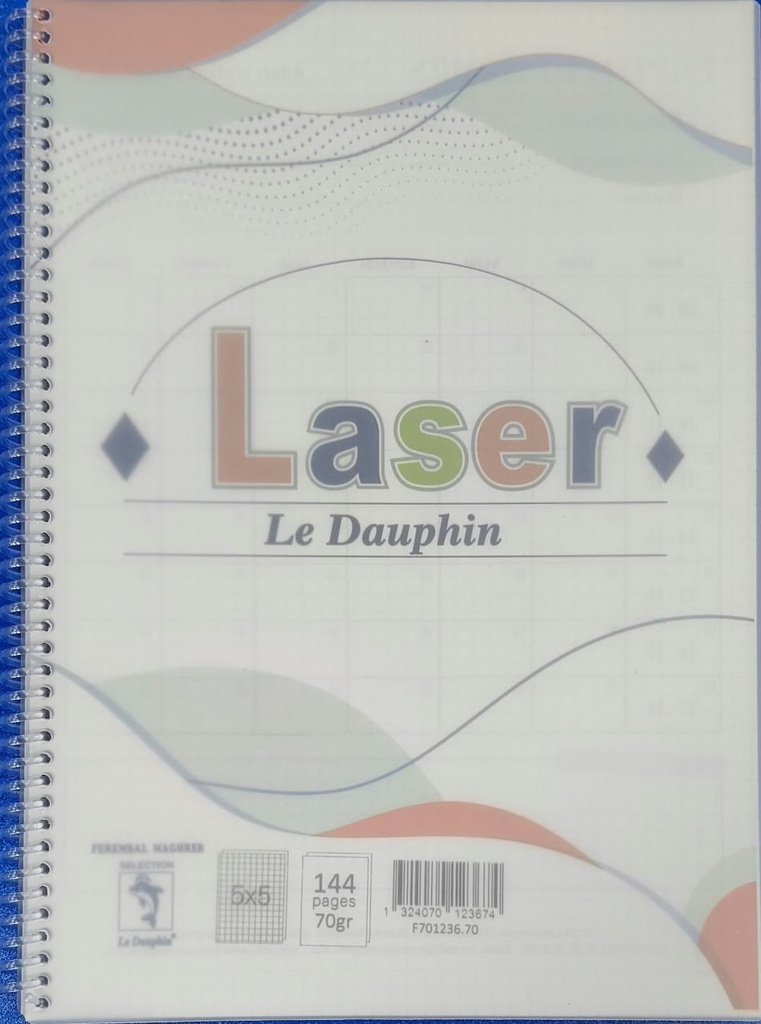 Cahier Spirale 144 Pages Seyes A4 Dauphin