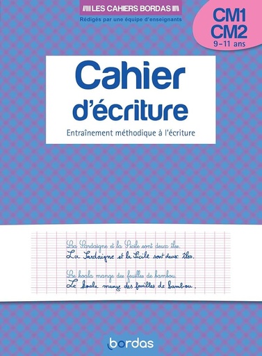 [AR0001688] Cahier d'ecriture bordas 9-11 ANS