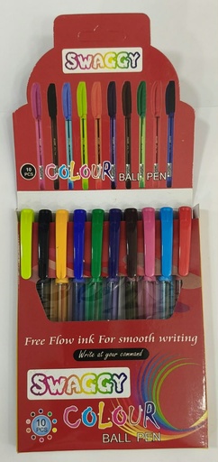 [AR0002488] Pochette de 10 stylos Swaggy