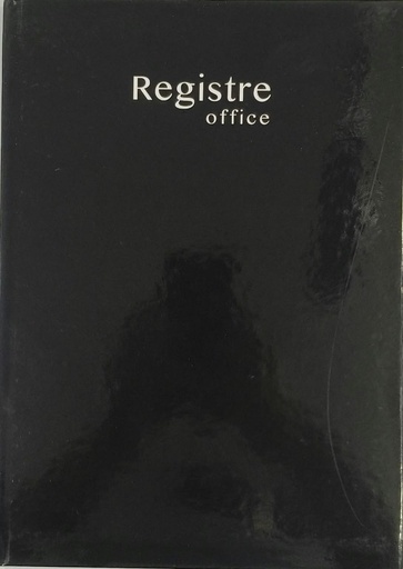 [AR0002600] Registre 3 mains A4 288p 5x5 Bleu Marine Noir