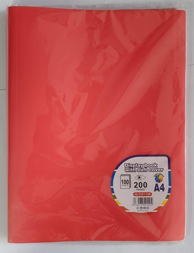 [AR0002749] Porte Tarif 200 vues XO-7853 Rouge